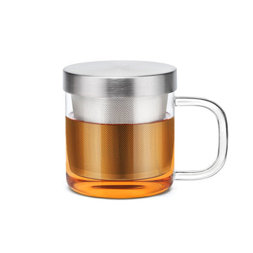 Glass Tea Infuser Mug - 350ml - Tea Theory