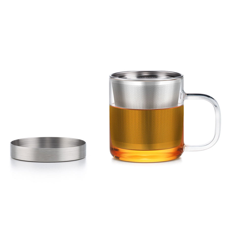 Glass Tea Infuser Mug - 350ml - Tea Theory