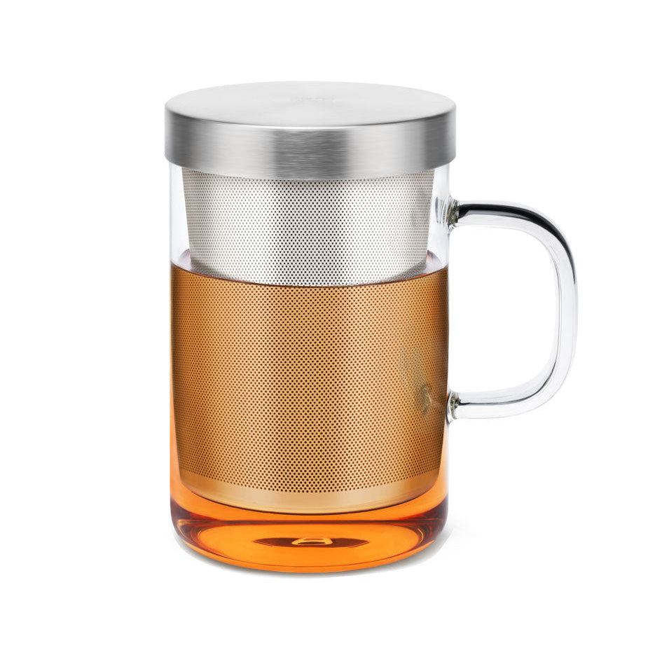 Glass Tea Infuser Mug - 500ml - Tea Theory